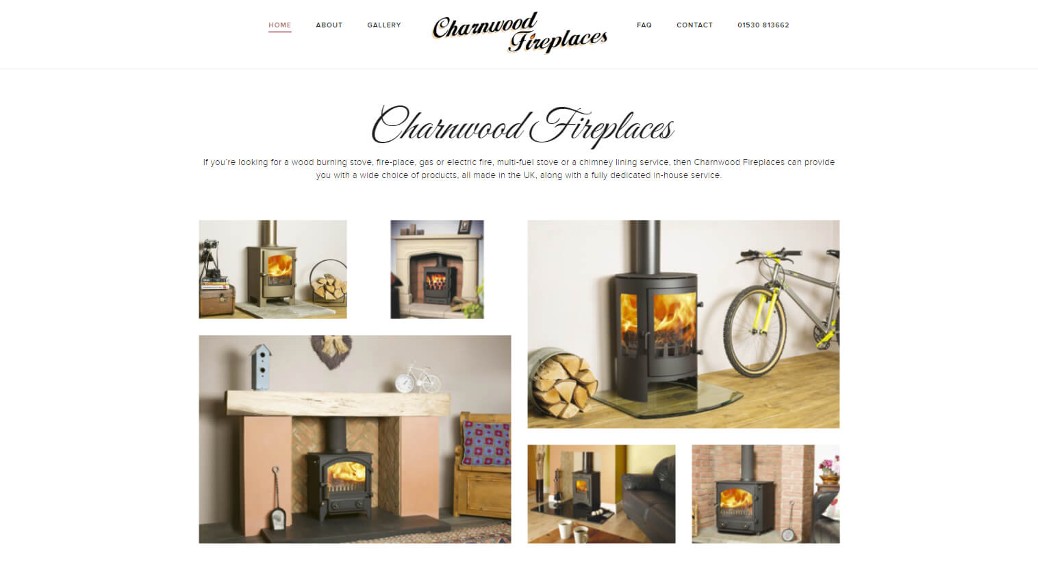 Website designed in Cumbria by Carlisle based Iosys for Fireplaces, Suppliers and installers of wood burning stoves.